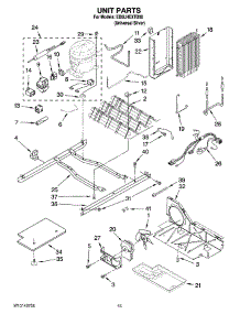 09 - Unit Parts parts for Whirlpool Refrigerator ED5LHEXTD00 from AppliancePartsPros.com
