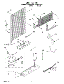 04 - Unit Parts parts for Whirlpool Refrigerator ET6WSKXST01 from AppliancePartsPros.com