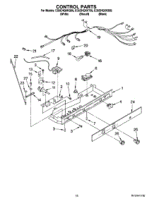 11 - Control Parts parts for Whirlpool Refrigerator ED5CHQXKQ05 from AppliancePartsPros.com