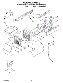 08 - Icemaker Parts, Optional Parts parts for Whirlpool Refrigerator GB2SHDXTB00 from AppliancePartsPros.com