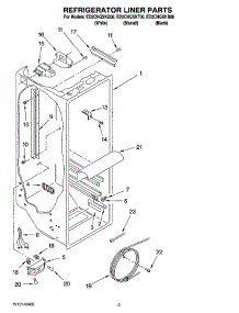 02 - Refrigerator Liner Parts parts for Whirlpool Refrigerator ED2CHQXKT06 from AppliancePartsPros.com
