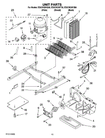 10 - Unit Parts parts for Whirlpool Refrigerator ED2CHQXKT06 from AppliancePartsPros.com