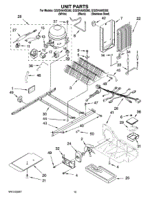 09 - Unit Parts parts for Whirlpool Refrigerator GS2SHAXSQ02 from AppliancePartsPros.com