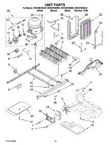09 - Unit Parts parts for Whirlpool Refrigerator ED2GHEXNQ05 from AppliancePartsPros.com