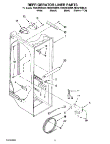 02 - Refrigerator Liner Parts parts for Whirlpool Refrigerator ED2GHEXNL05 from AppliancePartsPros.com