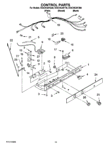 12 - Control Parts, Optional Parts parts for Whirlpool Refrigerator ED2CHQXKB06 from AppliancePartsPros.com