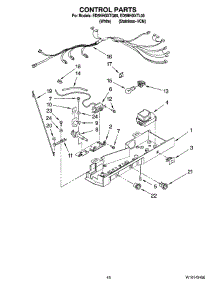 11 - Control Parts parts for Whirlpool Refrigerator ED5NHGXTL00 from AppliancePartsPros.com