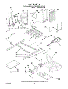 09 - Unit Parts parts for Whirlpool Refrigerator ED2NHGXTQ00 from AppliancePartsPros.com