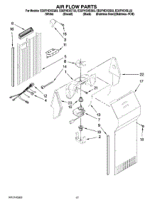 10 - Air Flow Parts parts for Whirlpool Refrigerator ED2FHEXSQ03 from AppliancePartsPros.com