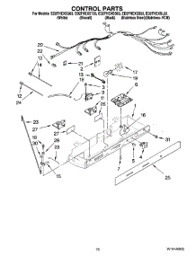 11 - Control Parts parts for Whirlpool Refrigerator ED2FHEXSQ03 from AppliancePartsPros.com