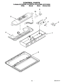 10 - Control Parts parts for Whirlpool Refrigerator GC5THEXNT03 from AppliancePartsPros.com