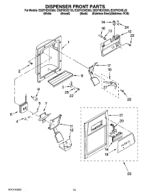 08 - Dispenser Front Parts parts for Whirlpool Refrigerator ED2FHEXSB03 from AppliancePartsPros.com