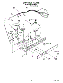 11 - Control Parts parts for Whirlpool Refrigerator ED5FVGXSS01 from AppliancePartsPros.com