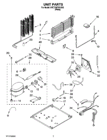 04 - Unit Parts parts for Whirlpool Refrigerator 8VET2WPKKQ05 from AppliancePartsPros.com