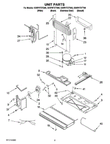 05 - Unit Parts parts for Whirlpool Refrigerator GX5FHTXTT00 from AppliancePartsPros.com