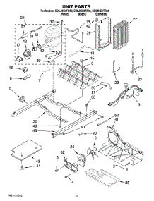 09 - Unit Parts parts for Whirlpool Refrigerator ED5JHEXTQ00 from AppliancePartsPros.com