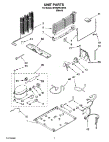 04 - Unit Parts parts for Whirlpool Refrigerator 8ET8WPKXKT06 from AppliancePartsPros.com