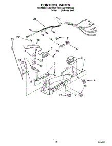 11 - Control Parts parts for Whirlpool Refrigerator ED5HHGXTS00 from AppliancePartsPros.com
