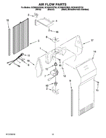 09 - Air Flow Parts parts for Whirlpool Refrigerator GC5NHAXSY02 from AppliancePartsPros.com