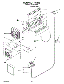 12 - Icemaker Parts, Optional Parts (Not Included) parts for Whirlpool Refrigerator ED2FVGXSS00 from AppliancePartsPros.com