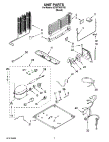 04 - Unit Parts parts for Whirlpool Refrigerator 8ET8FTKXKT06 from AppliancePartsPros.com