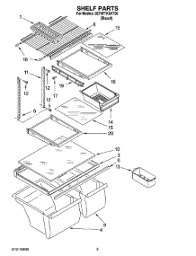 05 - Shelf Parts, Optional Parts (Not Included) parts for Whirlpool Refrigerator 8ET8FTKXKT06 from AppliancePartsPros.com