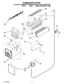 12 - Icemaker Parts, Optional Parts (Not Included) parts for Whirlpool Refrigerator GC3JHAXTB00 from AppliancePartsPros.com