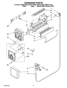 06 - Icemaker Parts parts for Whirlpool Refrigerator GR2FHTXTB00 from AppliancePartsPros.com