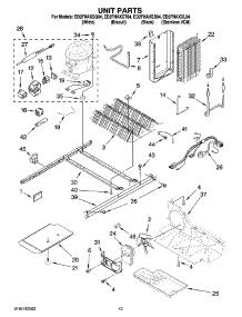 09 - Unit Parts parts for Whirlpool Refrigerator ED2FHAXSB04 from AppliancePartsPros.com