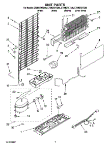 04 - Unit Parts parts for Whirlpool Refrigerator ET0MSRXTL00 from AppliancePartsPros.com
