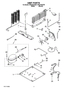 04 - Unit Parts parts for Whirlpool Refrigerator ET8LFKXKT07 from AppliancePartsPros.com