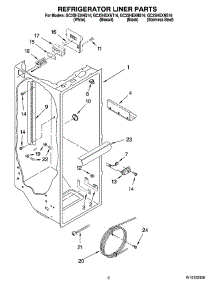 02 - Refrigerator Liner Parts parts for Whirlpool Refrigerator GC3SHEXNT16 from AppliancePartsPros.com