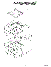 03 - Refrigerator Shelf Parts parts for Whirlpool Refrigerator ED5JHEXTB00 from AppliancePartsPros.com