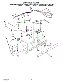 11 - Control Parts parts for Whirlpool Refrigerator ED2JHAXTB00 from AppliancePartsPros.com