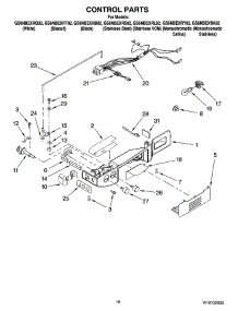 10 - Control Parts parts for Whirlpool Refrigerator GS6NBEXRS02 from AppliancePartsPros.com