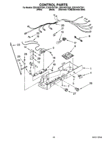 11 - Control Parts parts for Whirlpool Refrigerator ED5VHEXTL01 from AppliancePartsPros.com