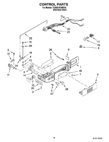 10 - Control Parts parts for Whirlpool Refrigerator 7GS6SHEXMS03 from AppliancePartsPros.com