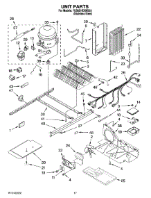 11 - Unit Parts parts for Whirlpool Refrigerator 7GS6SHEXMS03 from AppliancePartsPros.com