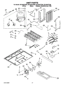 11 - Unit Parts parts for Whirlpool Refrigerator GC3JHAXTL00 from AppliancePartsPros.com