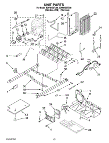 09 - Unit Parts parts for Whirlpool Refrigerator ED5RHEXTS00 from AppliancePartsPros.com