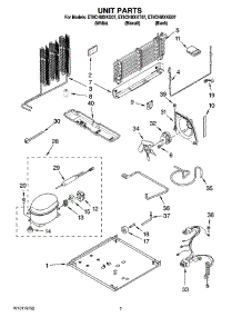 04 - Unit Parts parts for Whirlpool Refrigerator ET8CHMXKQ07 from AppliancePartsPros.com