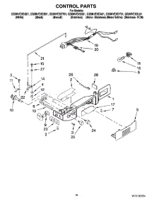 10 - Control Parts parts for Whirlpool Refrigerator GS6NVEXSA01 from AppliancePartsPros.com