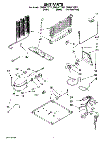 05 - Unit Parts parts for Whirlpool Refrigerator ER9FHKXTB00 from AppliancePartsPros.com
