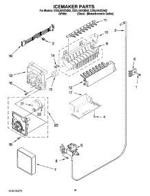 12 - Icemaker Parts, Optional Parts (Not Included) parts for Whirlpool Refrigerator ES5LHAXSB02 from AppliancePartsPros.com