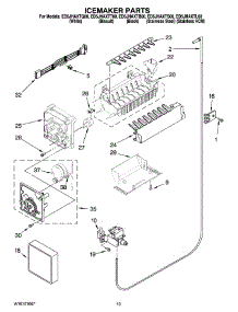 12 - Icemaker Parts, Optional Parts (Not Included) parts for Whirlpool Refrigerator ED5JHAXTL00 from AppliancePartsPros.com