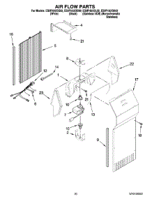 12 - Air Flow Parts, Optional Parts (Not Included) parts for Whirlpool Refrigerator ES2FHAXSQ02 from AppliancePartsPros.com