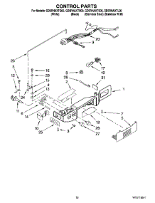 11 - Control Parts parts for Whirlpool Refrigerator GD5RHAXTQ00 from AppliancePartsPros.com