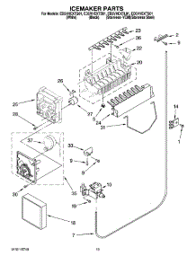 12 - Icemaker Parts, Optional Parts (Not Included) parts for Whirlpool Refrigerator ED5VHEXTB01 from AppliancePartsPros.com