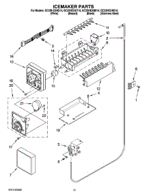 12 - Icemaker Parts, Optional Parts (Not Included) parts for Whirlpool Refrigerator GC3SHEXNQ16 from AppliancePartsPros.com