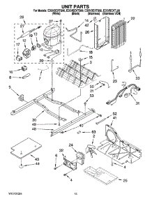 09 - Unit Parts parts for Whirlpool Refrigerator ED5VBEXTL00 from AppliancePartsPros.com
